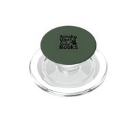 Espeluznante Halloween Vibes and Good Books Lindo Fantasma PopSockets PopGrip para MagSafe