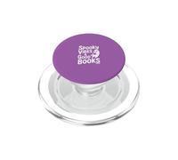 Espeluznante Halloween Vibes and Good Books Lindo Fantasma PopSockets PopGrip para MagSafe