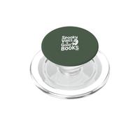 Espeluznante Halloween Vibes and Good Books Lindo Fantasma PopSockets PopGrip para MagSafe