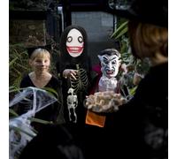 espeluznante para cosplay, Halloween, máscara integral de miedo, accesorio para disfraz de cabeza de látex para juego de rol, espectáculo escénico, fiesta temática, disfraz