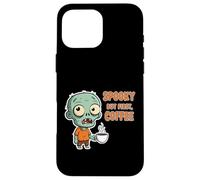 Espeluznante Pero el Primer Zombi del café Carcasa para iPhone 16 Pro MAX