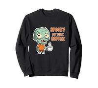 Espeluznante Pero el Primer Zombi del café Sudadera