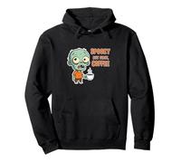 Espeluznante Pero el Primer Zombi del café Sudadera con Capucha