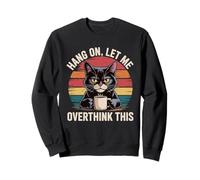 Espera, déjame pensar demasiado en Black Cat, amantes del café, Black Cat Sudadera