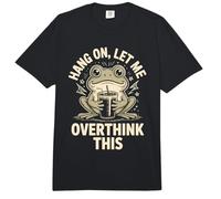 Espera, déjame Pensar Demasiado en Esta Rana Comfort Colors Adult Heavyweight T-Shirt