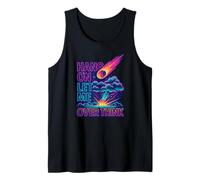 Espera, déjame Pensar en meteorito Divertido Pensamiento excesivo Camiseta sin Mangas