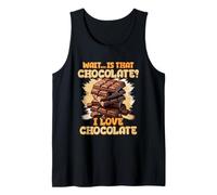 Espera es Ese Chocolate Que Amo el Chocolate Camiseta sin Mangas