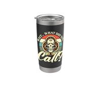 Espera Lo Que Llamaste Ama Euchre Juegos De Cartas Gamer Euchre Vaso térmico de acero inoxidable de doble pared
