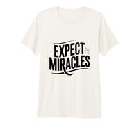 Espera Milagros con una Paloma pacífica Camiseta Premium