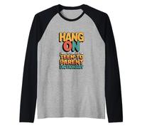 Espera, Necesito el Diccionario de Adolescentes a Padres Camiseta Manga Raglan