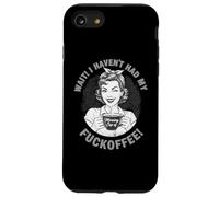 Espera, no he Tenido mi Taza de café Divertido de Fuckoffee Carcasa para iPhone SE (2020) / 7/8