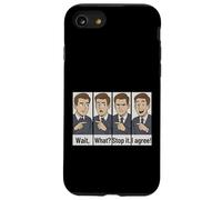 Espera, ¿Qué? Detente. Estoy de Acuerdo! Puntuación del Profesor de gramática Carcasa para iPhone SE (2020) / 7/8