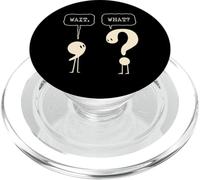 Espera ¿Qué? Pregunta Coma Puntuación Gramática Lingüística PopSockets PopGrip para MagSafe
