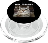 Espera, soy un gato tonto de cabra Meme PopSockets PopGrip para MagSafe