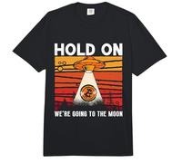 Espera, Vamos a la Luna Blockchain Criptomoneda Comfort Colors Adult Heavyweight T-Shirt