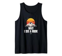 Espera, Veo un geólogo Divertido de Rock Camiseta sin Mangas