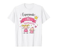 Esperando a Mi Hermanita | Futura Hermana Mayor Camiseta gráfica económica