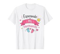 Esperando a Mi Hermanito | Futuro Hermano Mayor Camiseta gráfica económica