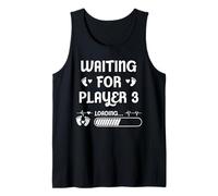Esperando a Que el Jugador 3 mamá Gamer Sea Embarazo Arte Camiseta sin Mangas