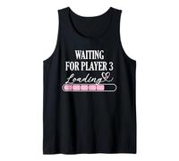 Esperando a Que el Jugador 3 mamá Gamer Sea Embarazo Arte Camiseta sin Mangas