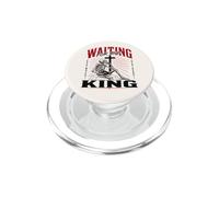 Esperando al Rey Esqueleto Cristiano Arte bíblico PopSockets PopGrip para MagSafe