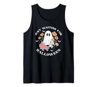 Esperando la Flor Fantasma de Halloween Camiseta sin Mangas