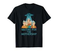 Esperando la Teoría de la Conspiración Alienígena OVNI de la Nave Nod Camiseta