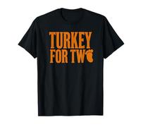 Esperando Madre ama a Turquía por Dos embarazos Divertidos Camiseta