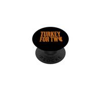 Esperando Madre ama a Turquía por Dos embarazos Divertidos PopSockets PopGrip Adhesivo