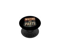 Esperando Partes Divertida Vida de mecánico PopSockets PopGrip Adhesivo