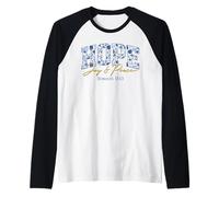 Esperanza, alegría y Paz Hechas para más Estilo Camiseta Manga Raglan