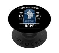 Esperanza de los Santos de los Últimos Días - fe en Cristo PopSockets PopGrip Adhesivo