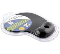 Esperanza EA137K Alfombrilla para ratón Negro - Alfombrilla de ratón (Negro, Monótono, Gel, Descansa muñecas, Base antiderrapante)