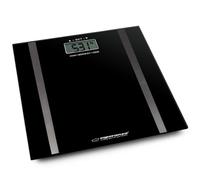 Esperanza ebs018k báscula de baño rectángulo negro báscula persona