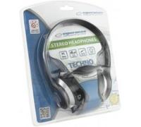 Esperanza Auriculares EH145K Circumaurales con Diadema, Alámbricos Cable 3 m Negro