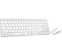 Pack de teclado y ratón inalámbricos LIBERTY (blanco) - ESPERANZA