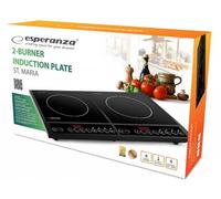 Cocina de inducciÓn esperanza 2 zonas 4000w (2x2000w) st. maria ekh008