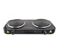 Esperanza Ekh010k Cocina Eléctrica, Superior, 2 Zonas, Negro