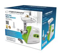 Esperanza EKM012G meat grinder - MEATBALL - WHITE-GREEN