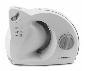 Esperanza ekm017w rebanadora eléctrico 150 w acero inoxidable, blanco