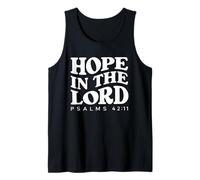 Esperanza en el Señor Verso de la Biblia Escritura Cristiano Camiseta sin Mangas