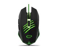 Esperanza IT Accesories EGM209G - Ratón óptico para Juegos 6D con Cable USB MX209, Color Verde