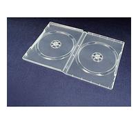 Esperanza Pack 100 Boites Compatible 3xCD/DVD 14mm (Transparente)