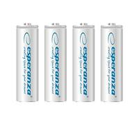 ESPERANZA Recargables Marca Modelo EZA10W MH AA AA 2000MAH batería 4pcs Blanco