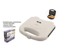 Esperanza - Sandwichera 700W Placas antiadherentes , indicador led color blanco
