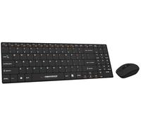 ESPERANZA Teclado (Ingles) + Raton EK122K RF INALÁMBRICO QWERTY Negro