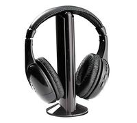 Esperanza TH110 Titanum - Auriculares inalámbricos con Radio FM integrada, Color Negro