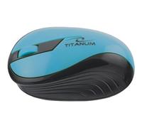 Ratón Óptico USB Inalámbrico 2.4GHz (3D) Azul - TITANIO