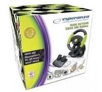 Esperanza - volante - eg104 usb pc, playstation 3, xbox 360 - negro, v