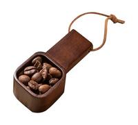 Espere cucharas de café para café cuchara de café, bolsa de madera en nogal sólido -madera maciza para especias de té